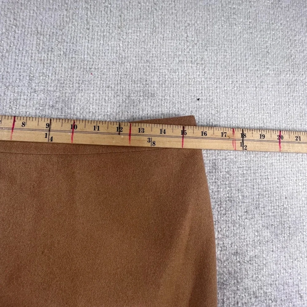 J.Crew The Pencil Skirt Camel Brown Wool Blend Size 6‎ Business Professional